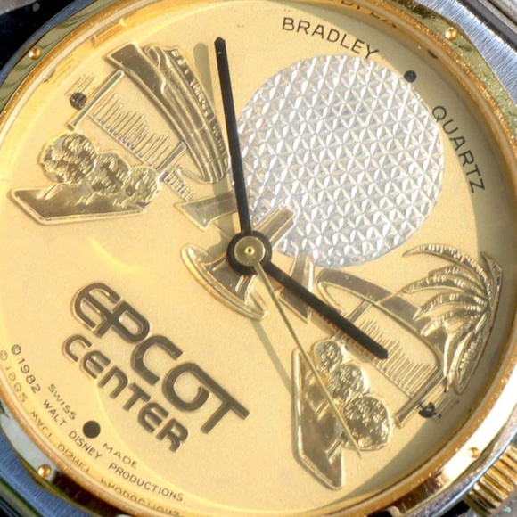 RARE Disney Collectable: MENS Bradley Time Division’s 1982 Ode to EPCOT Watch - Picture 3 of 6
